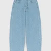 Strukturerade ballongjeans