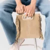 Suede M Bag