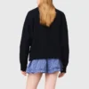 Sweatshirt med präglad Paris-logotyp Sweatshirt med präglad Paris-logotyp