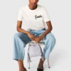 T-shirt med broderat Paris-logo T-shirt med broderat Paris-logo