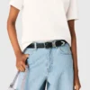 T-shirt med broderat Paris-logo T-shirt med broderat Paris-logo