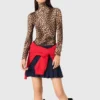 T-shirt med leopardmönster T-shirt med leopardmönster