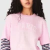 T-shirt med marint tryck