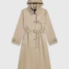 Trenchcoat med avtagbar huva Trenchcoat med avtagbar huva