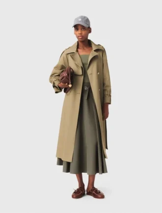 Trenchcoat med nitar