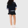 Tweedshorts med detaljer i denim Tweedshorts med detaljer i denim
