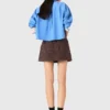 Tweedshorts med elastisk midja