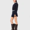 Tweedshorts med kontrasterande midjeband Tweedshorts med kontrasterande midjeband