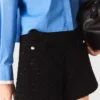 Tweedshorts med strass