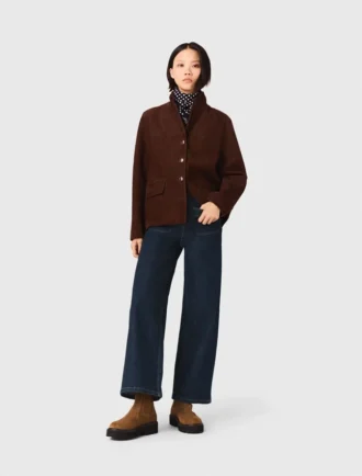 Vida jeans med påsydda fickor