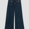 Vida jeans med påsydda fickor Vida jeans med påsydda fickor