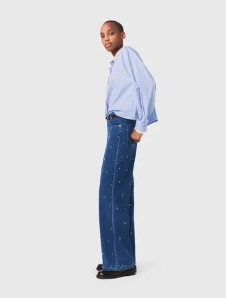Vida jeans med strass