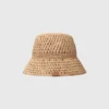 Virkad raffia-buckethat Virkad raffia-buckethat
