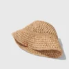 Virkad raffia-buckethat Virkad raffia-buckethat