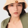 Virkad raffia-buckethat Virkad raffia-buckethat